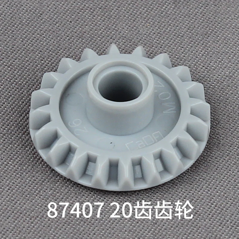 20pcs Cada 87407（4558690）Gear 20 Tooth Bevel with Pin Hole technic parts - Image 6