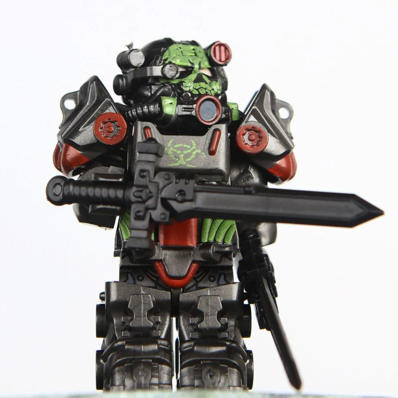 CD717 Radiation T60 Poison Fang Powered Mech Minifigures - Image 2