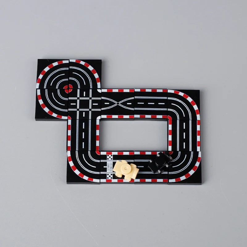 City life racing track  road scene - Image 4