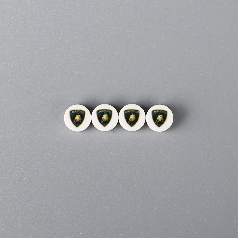 City Street Scene BMW Mercedes Benz Car Logo 4pcs - Image 2