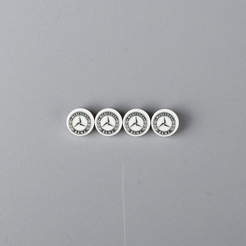City Street Scene BMW Mercedes Benz Car Logo 4pcs - Image 9