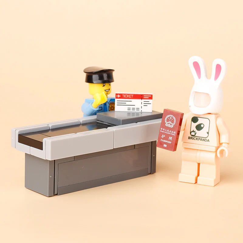 City Street Traffic Sign Printed Parts Minifigure Accessories - Image 2