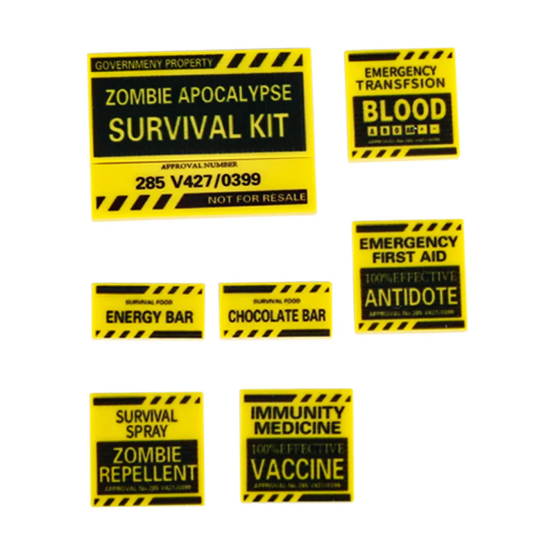 City Toxic Sign Zombie Warning - Image 3