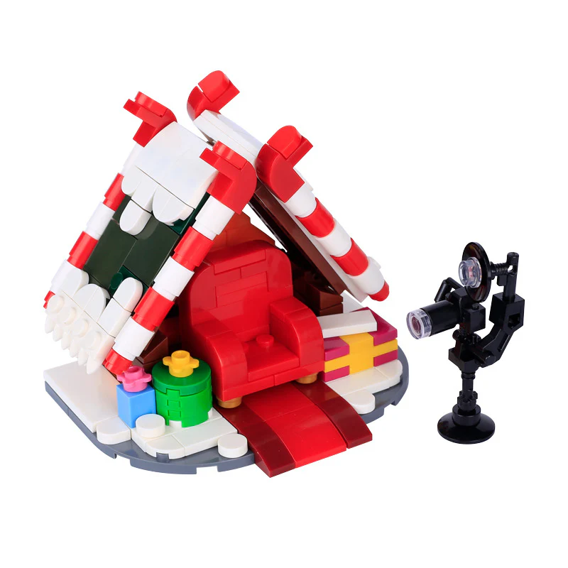 City Winter Snow House Toy Airplane Food Candy - Image 10