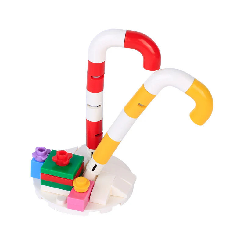 City Winter Snow House Toy Airplane Food Candy - Image 12