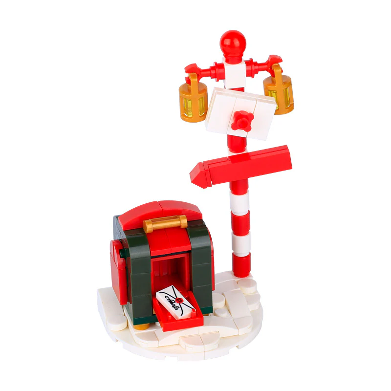 City Winter Snow House Toy Airplane Food Candy - Image 5