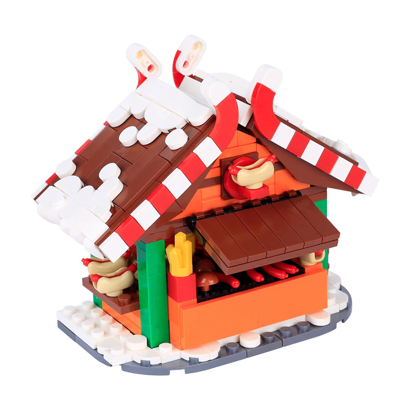 City Winter Snow House Toy Airplane Food Candy - Image 6