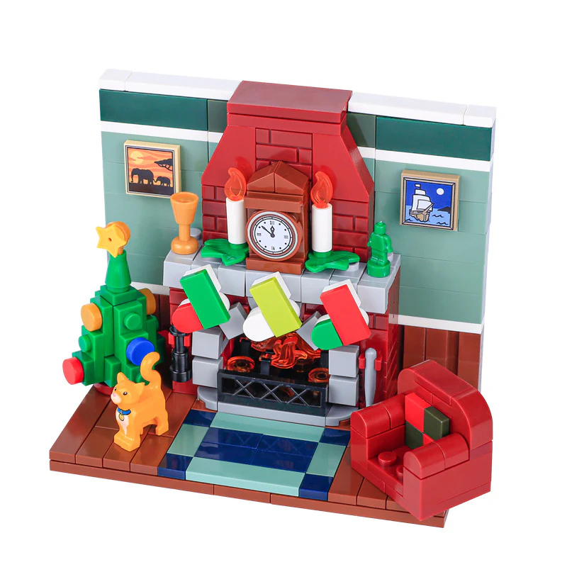City Winter Snow House Toy Airplane Food Candy - Image 7