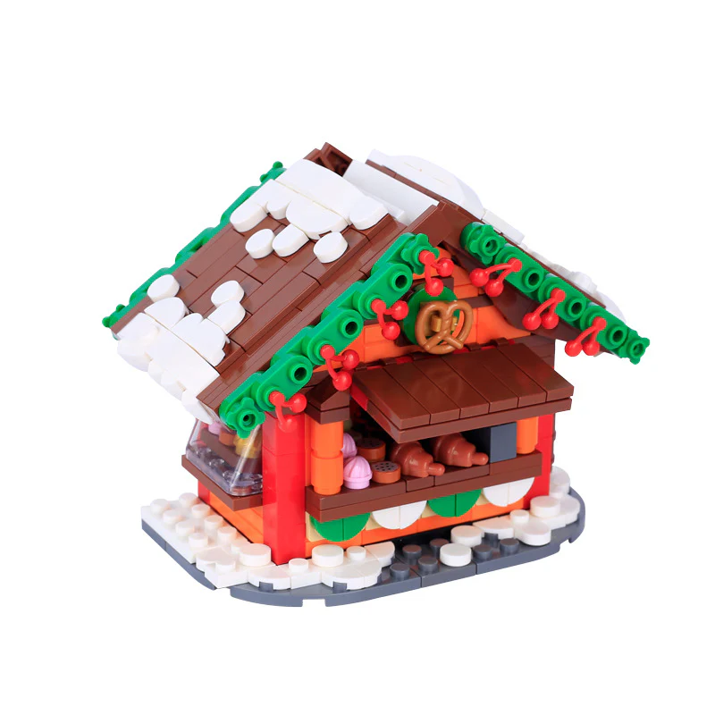 City Winter Snow House Toy Airplane Food Candy - Image 8