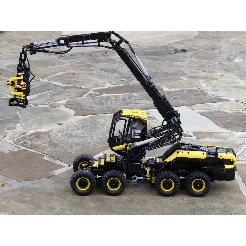 4263PCS MOC-39417 Ponsse Scorpion King Harvester - Image 7