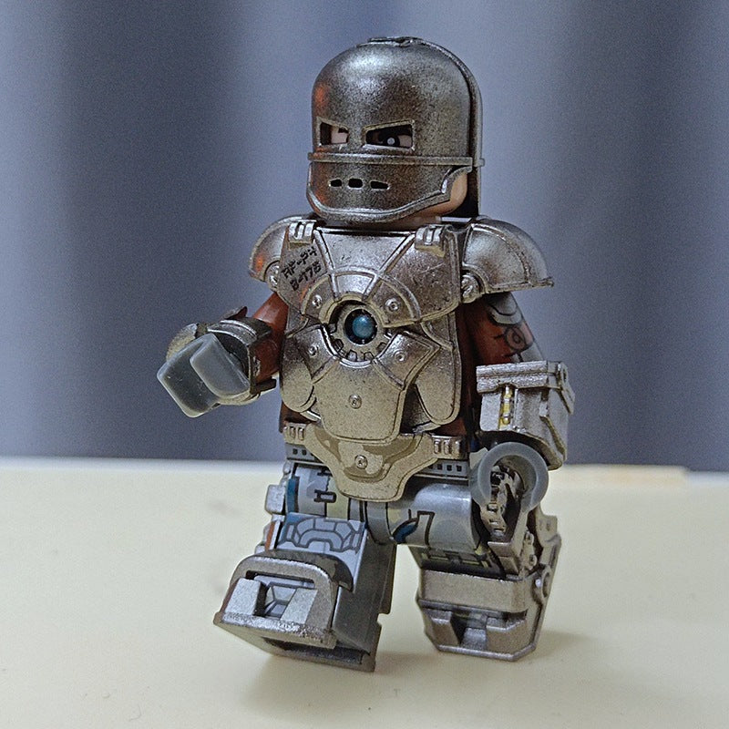 CQ01 Superhero Series Armor Helmet MK1 Minifigures - Image 2