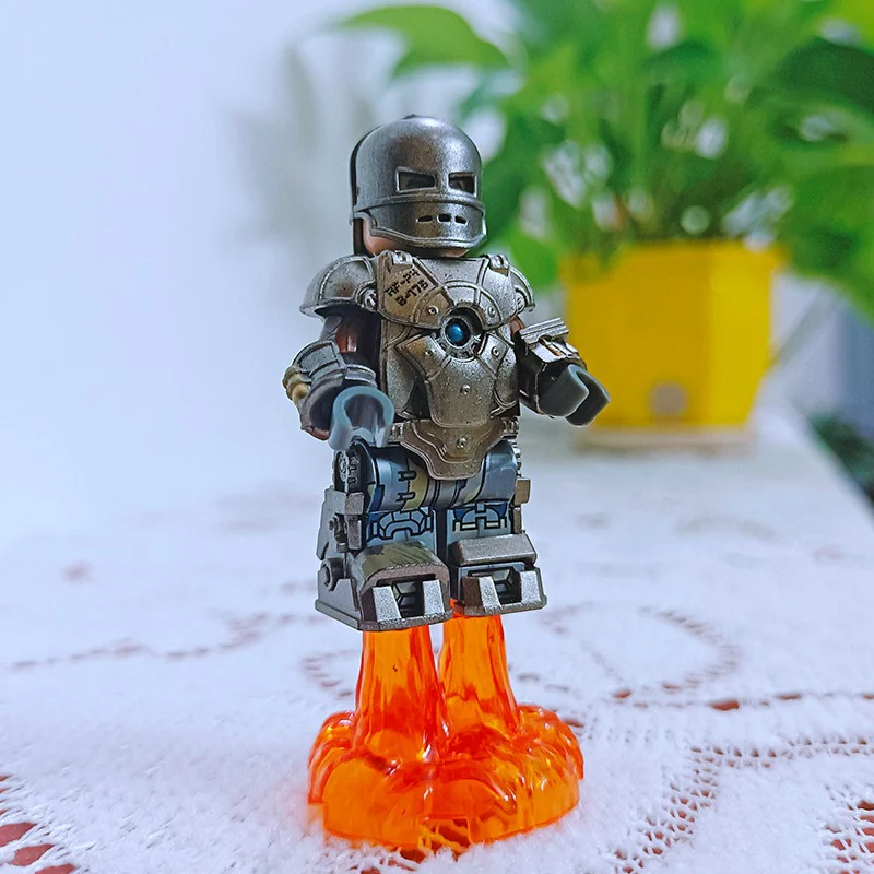 CQ01 Superhero Series Armor Helmet MK1 Minifigures - Image 3