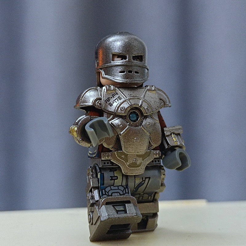 CQ01 Superhero Series Armor Helmet MK1 Minifigures - Image 4