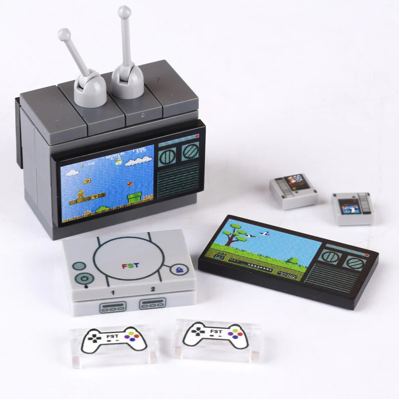 Creative mini TV game console scene assembly - Image 10