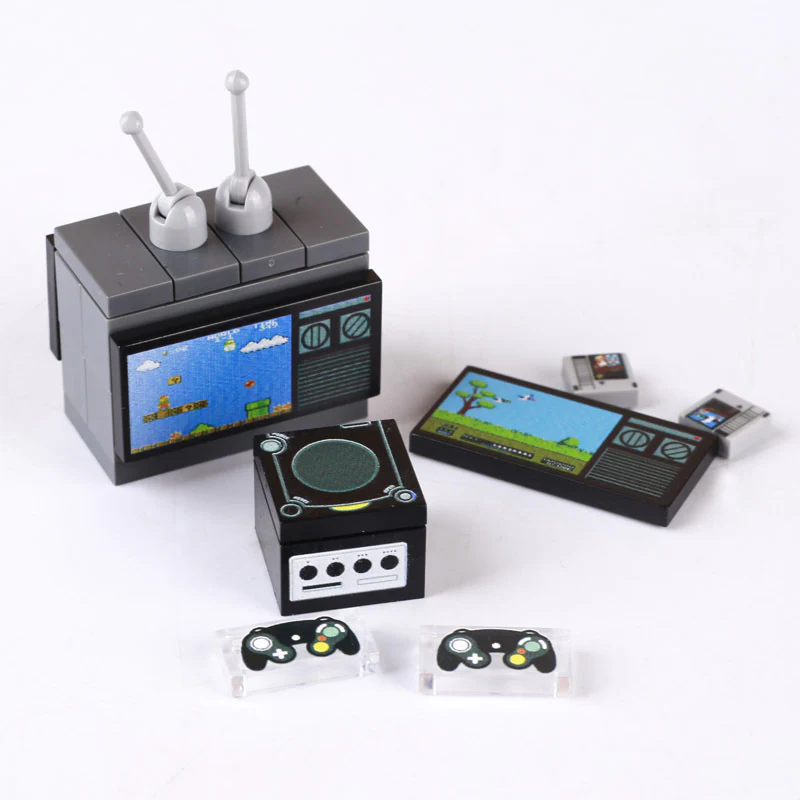 Creative mini TV game console scene assembly - Image 11