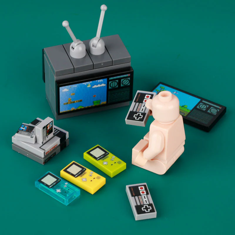 Creative mini TV game console scene assembly - Image 4