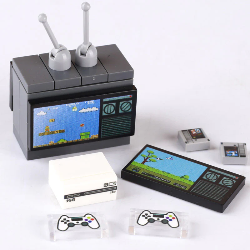 Creative mini TV game console scene assembly - Image 8