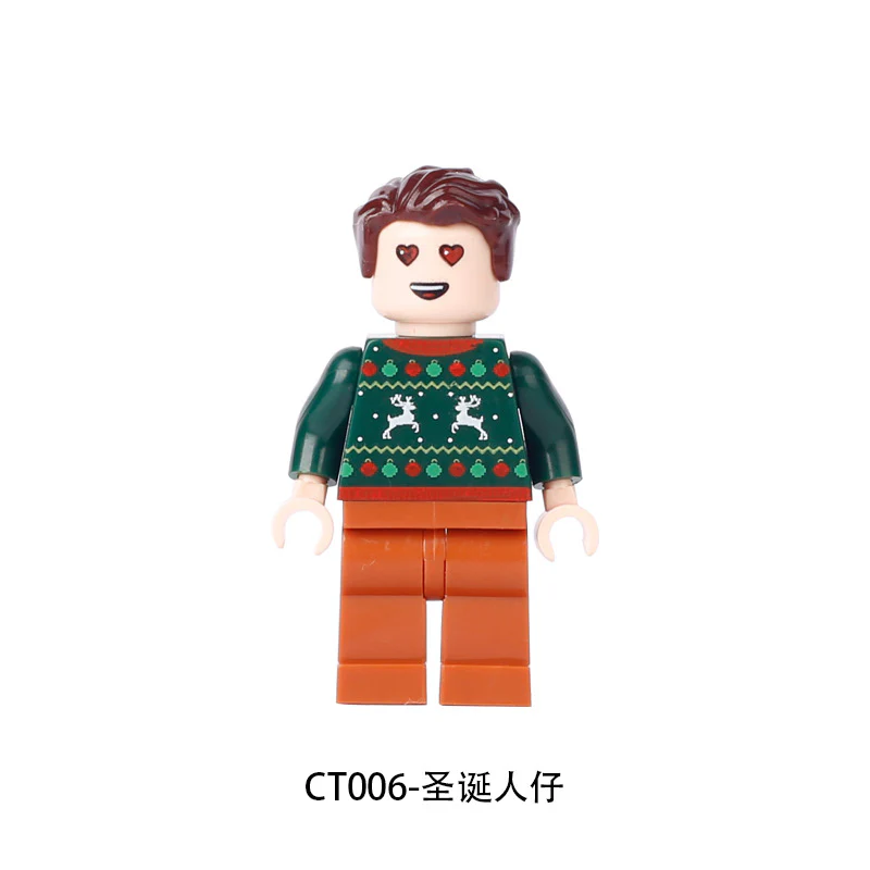 CT006-CT009 Christmas Winter City Snowman Minifigures - Image 2