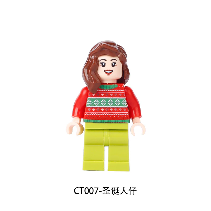 CT006-CT009 Christmas Winter City Snowman Minifigures - Image 3