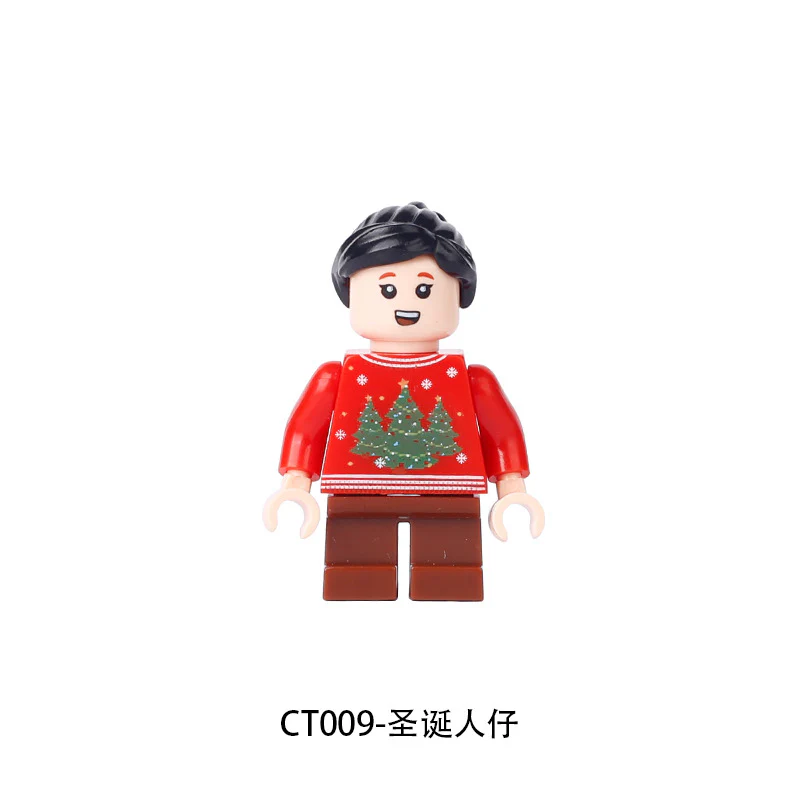 CT006-CT009 Christmas Winter City Snowman Minifigures - Image 5