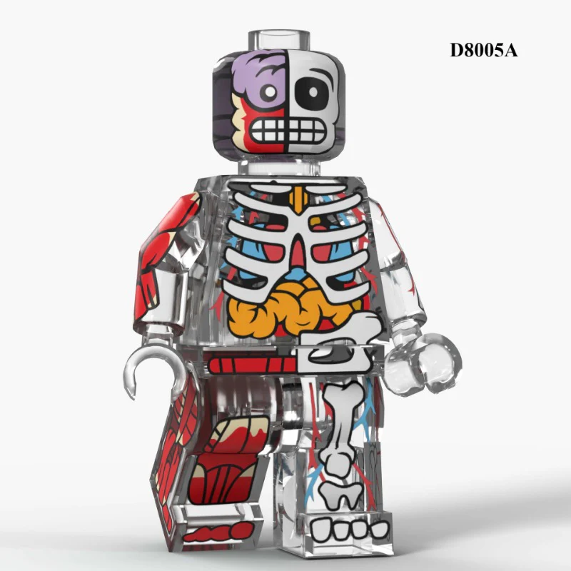 D8005A-F Human Anatomy Series Minifigures - Image 2