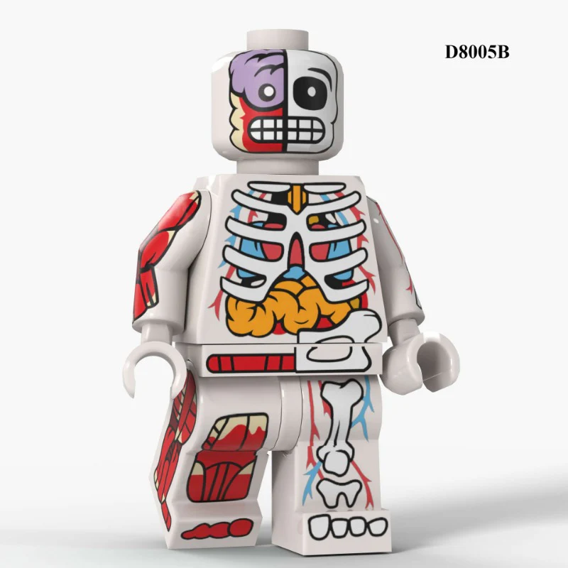D8005A-F Human Anatomy Series Minifigures - Image 3