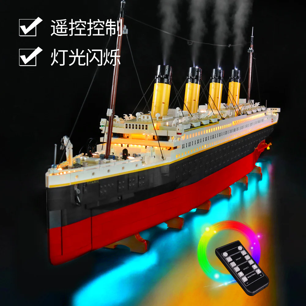 DIY LED Light Up Kit for Titanic 10294(without bricks) - Image 6