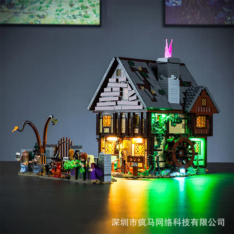 DIY LED lighting kit for 21341 Disney Hocus Pocus: The Sanderson Sisters' Cottage - Image 3