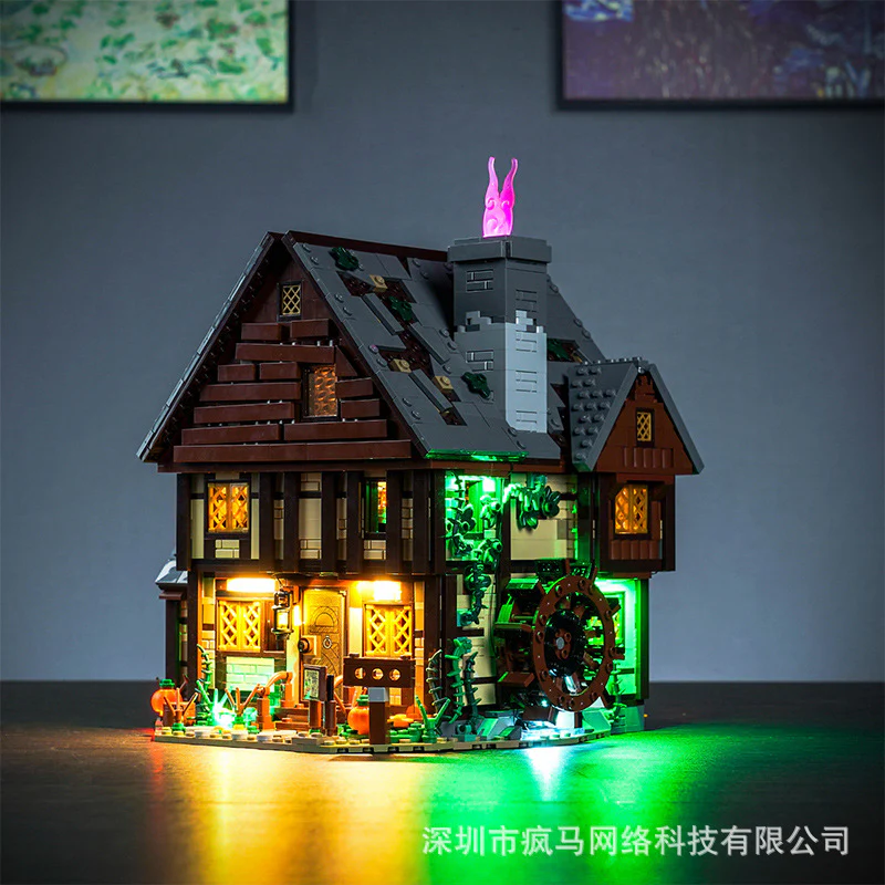 DIY LED lighting kit for 21341 Disney Hocus Pocus: The Sanderson Sisters' Cottage - Image 5