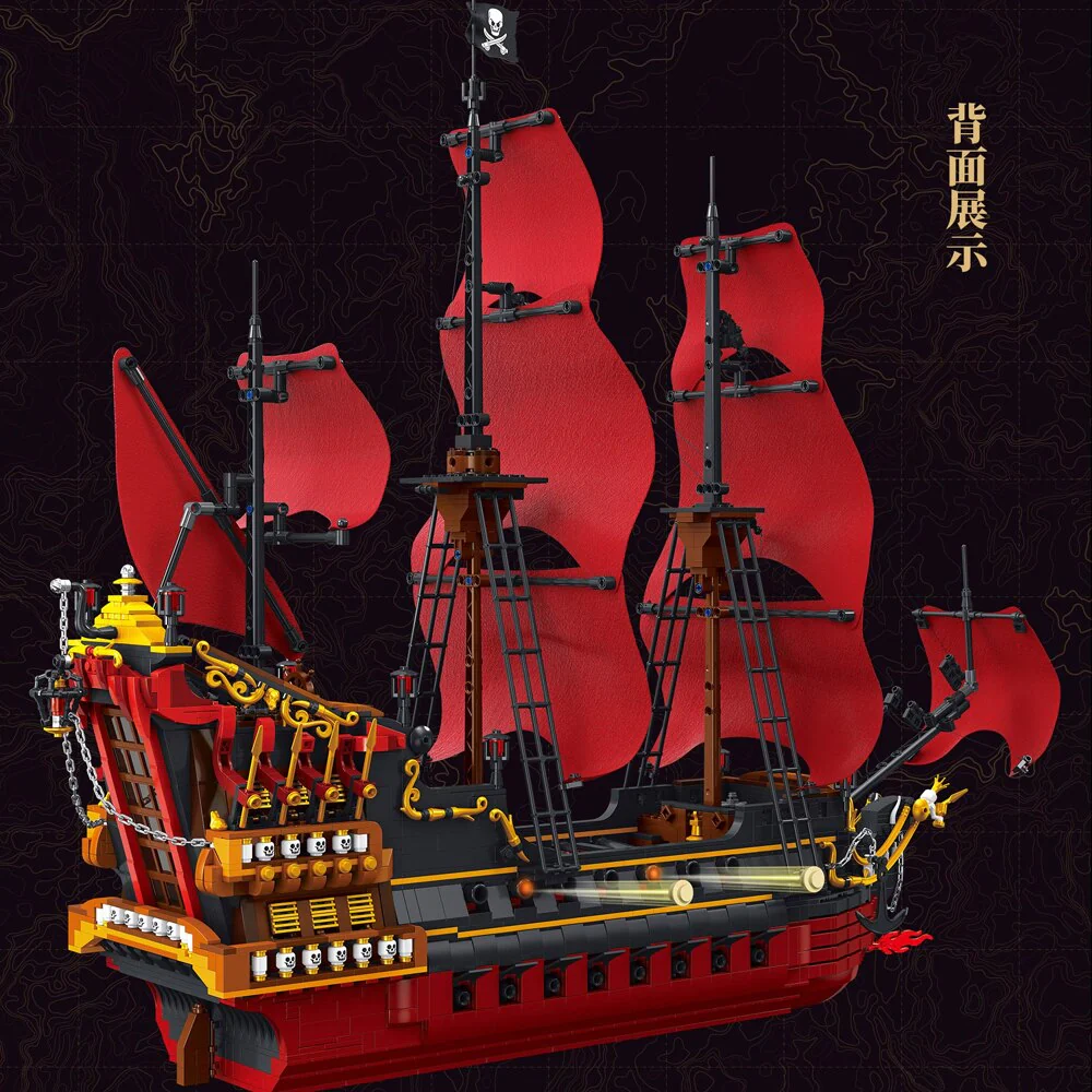 DK6002 3694PCS Queen Anne's Revenge - Image 3
