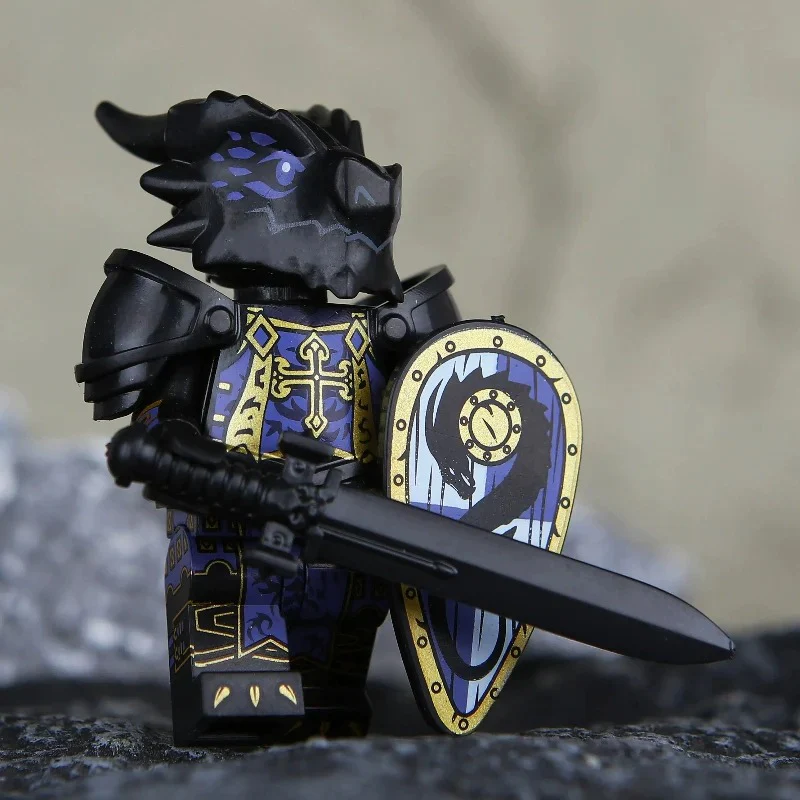 Dragon Knight Full set of minifigures Golden Knight Blue Knight Red Knight - Image 56