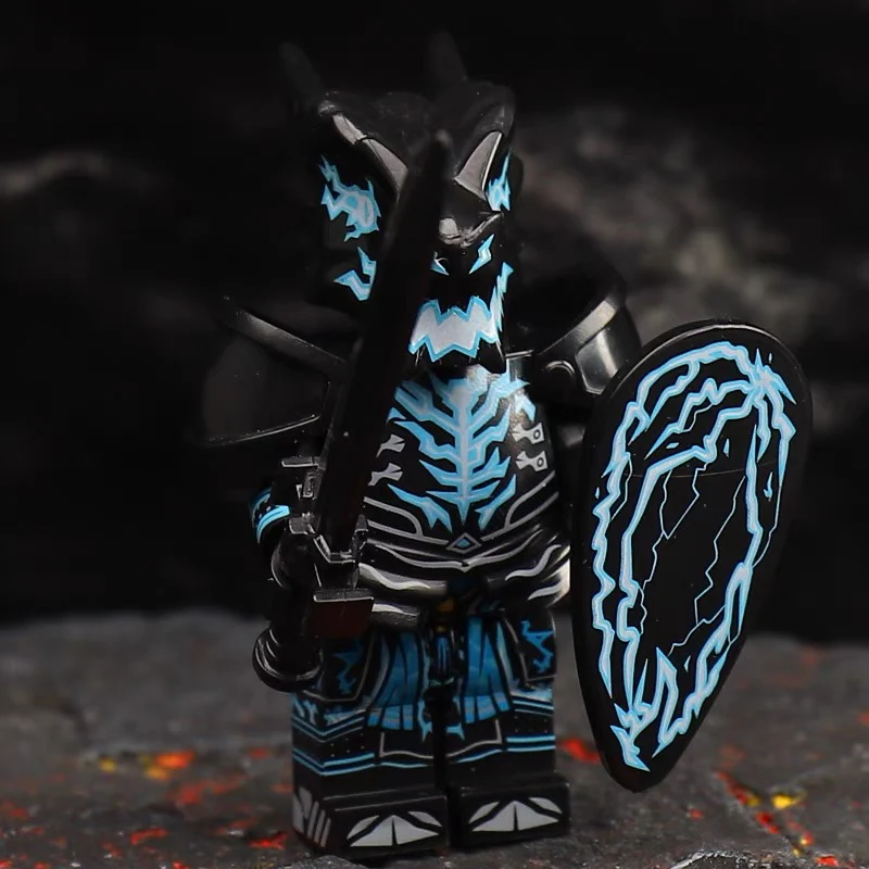 Dragon Knight Full set of minifigures Golden Knight Blue Knight Red Knight - Image 60