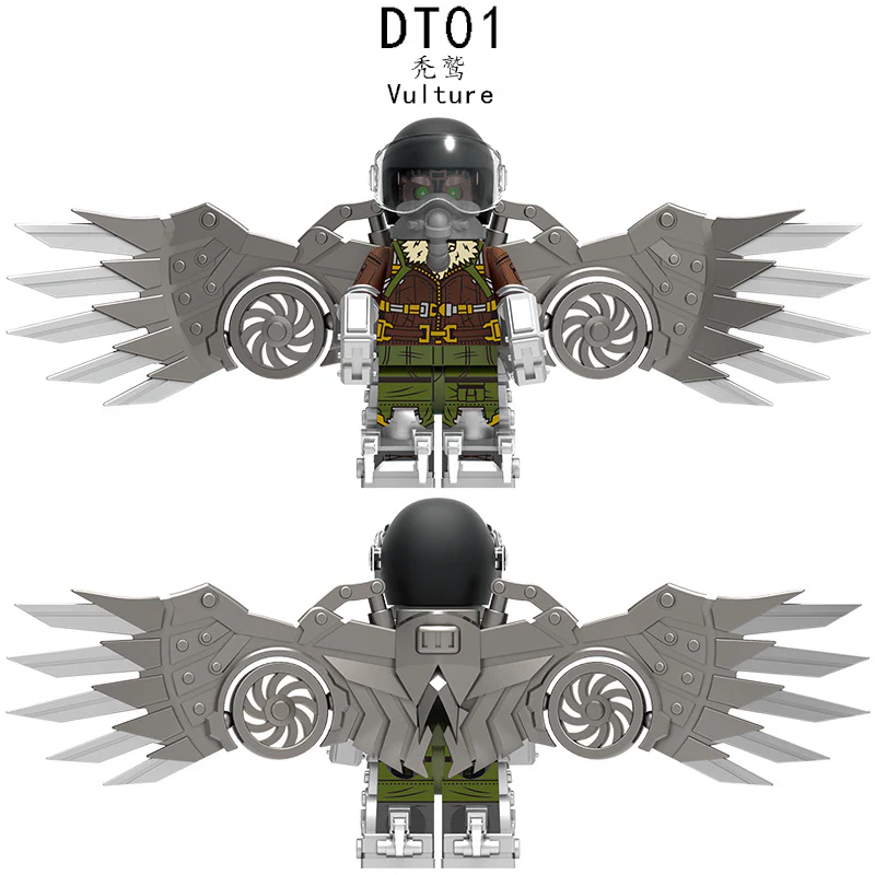 DT01 Super heroes Spider-Man series Vulture Minifigures - Image 2