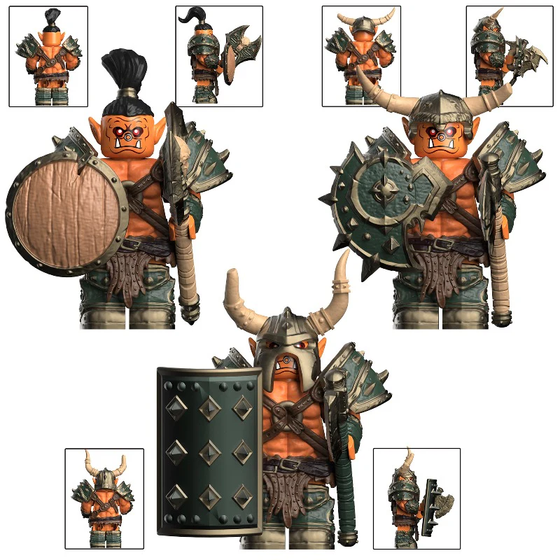 DT8905 world of warcraft Series Orc Minifigures - Image 12