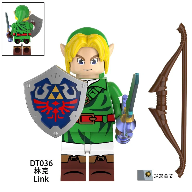 DT8906 Legend of Zelda series Link Princess Minifigures - Image 8