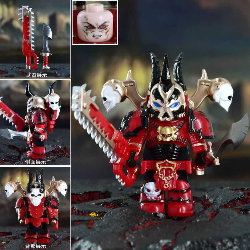 dxmh3001-3015 Warhammer 40,000: Black Legion - Chaos Space Marines Minifigures - Image 12