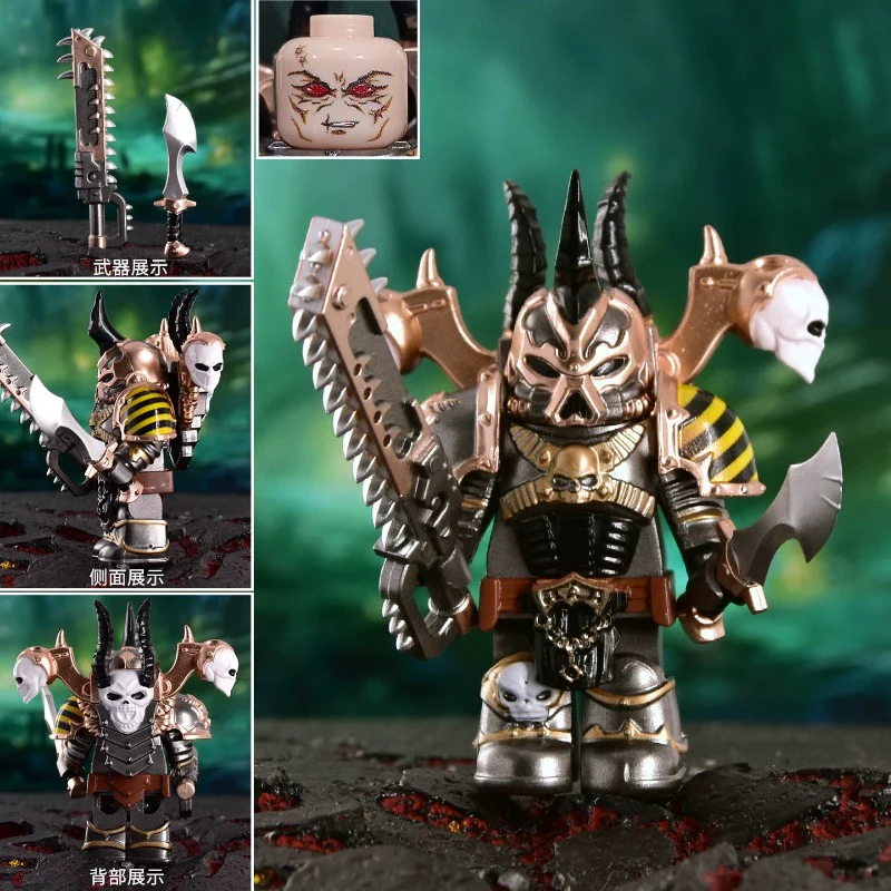 dxmh3001-3015 Warhammer 40,000: Black Legion - Chaos Space Marines Minifigures - Image 18