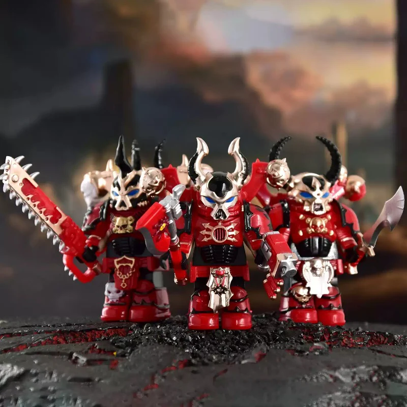 dxmh3001-3015 Warhammer 40,000: Black Legion - Chaos Space Marines Minifigures - Image 2