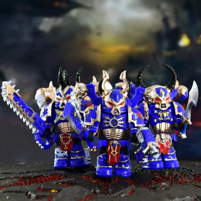 dxmh3001-3015 Warhammer 40,000: Black Legion - Chaos Space Marines Minifigures - Image 3