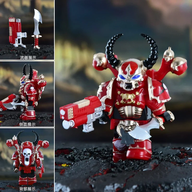 dxmh3001-3015 Warhammer 40,000: Black Legion - Chaos Space Marines Minifigures - Image 8