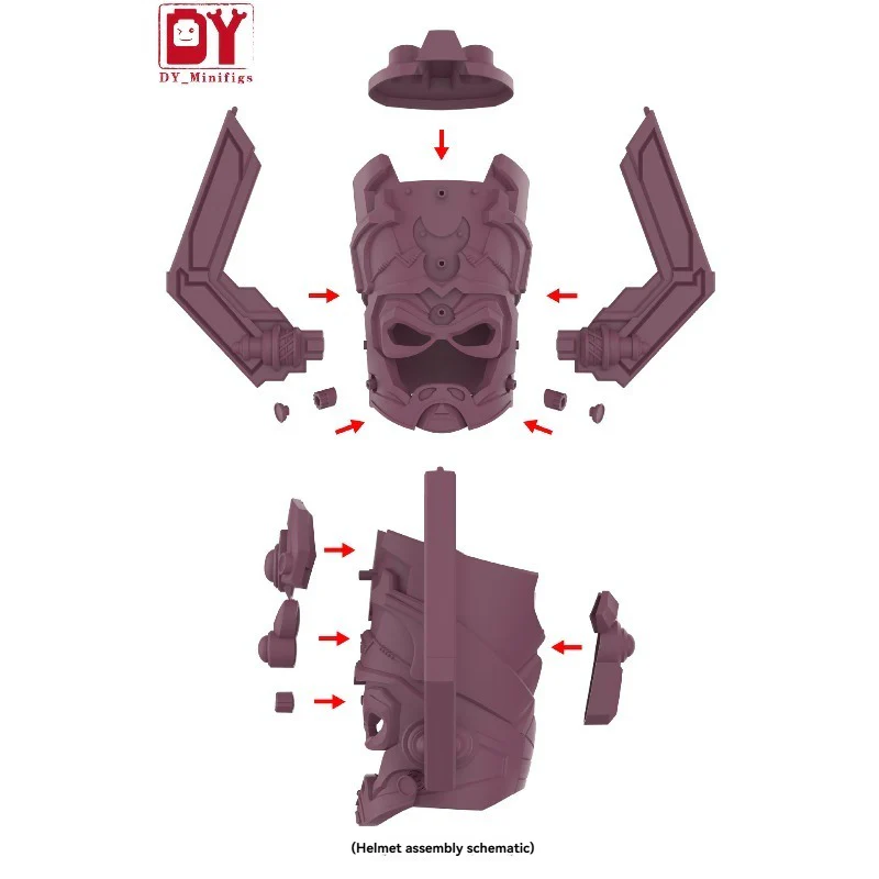 DY1805-1806 Fantastic Four series Galactus large Minifigures - Image 5