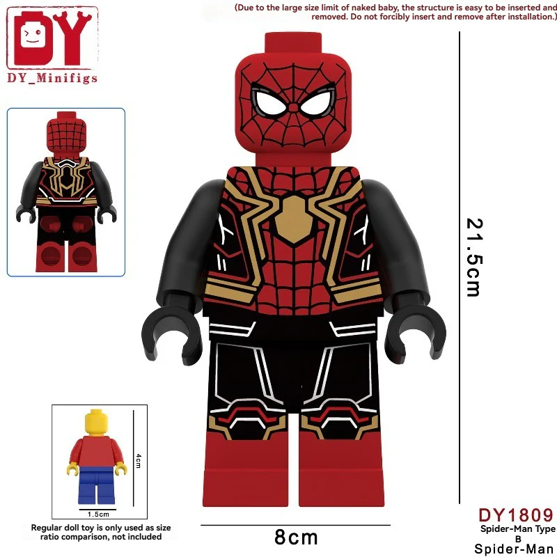 DY1808-DY1812 Marvel's Spider-Man large Minifigures - Image 3