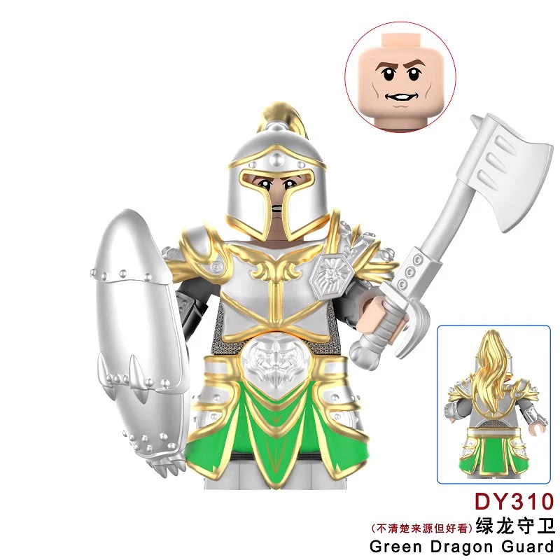 DY306-312 World of Warcraft Stormwind Alliance Soldier Medieval orcs Series Minifigures - Image 6