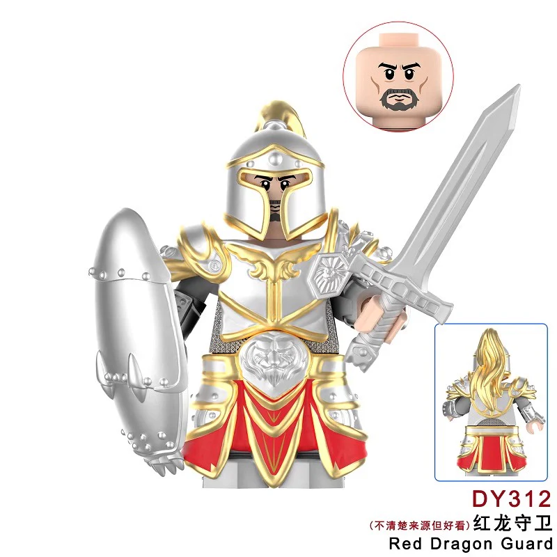 DY306-312 World of Warcraft Stormwind Alliance Soldier Medieval orcs Series Minifigures - Image 8