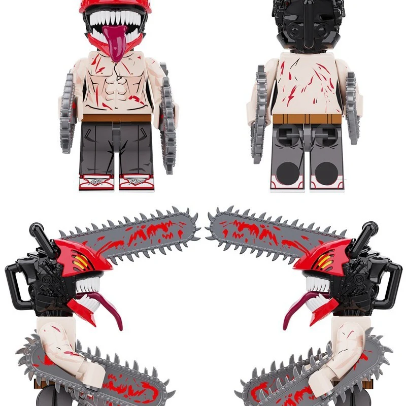 DY520 DY521 Chainsaw Man Minifigures - Image 5