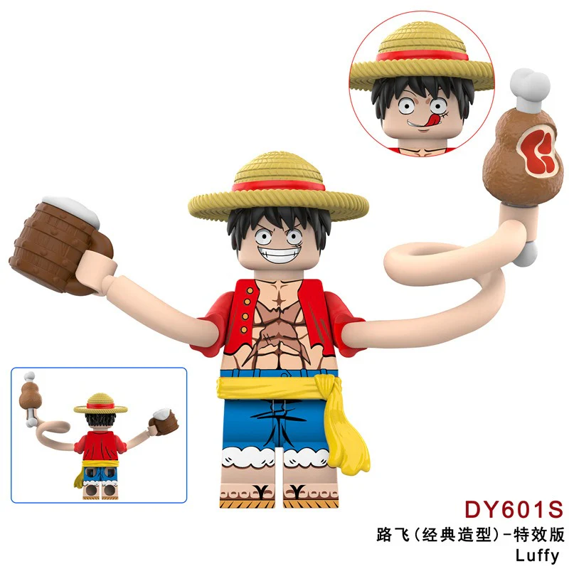DY601S DY602S One Piece Series Luffy Minifigures - Image 2