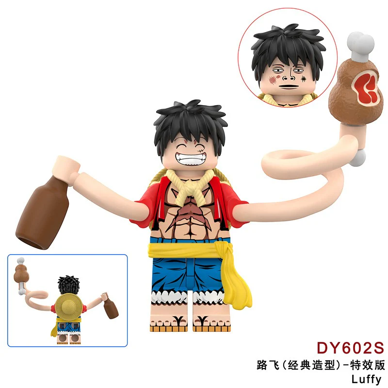DY601S DY602S One Piece Series Luffy Minifigures - Image 3