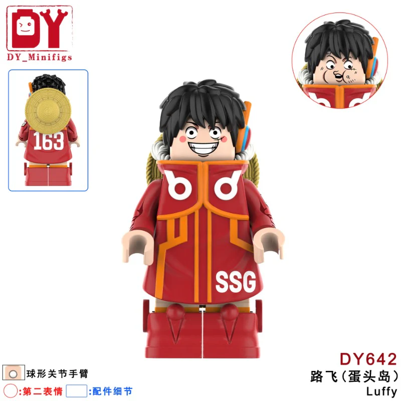 DY604 DY616 DY618 DY636 DY642 DY648  DY652 DY655 One Piece Series Minifigures - Image 6