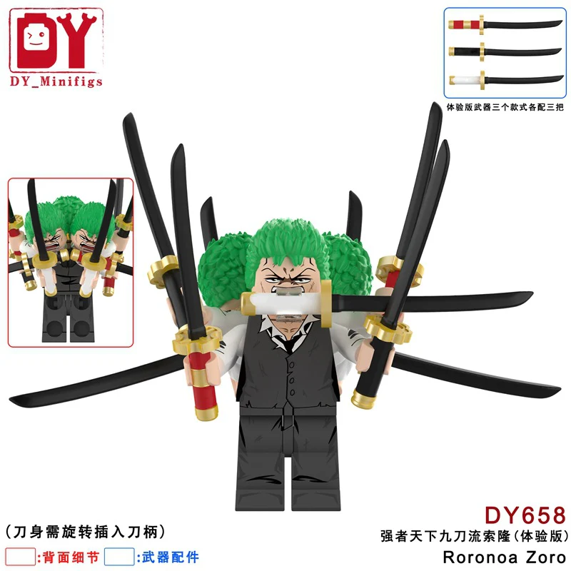 DY658-661 One Piece series Roronoa Zoro Minifigures - Image 2