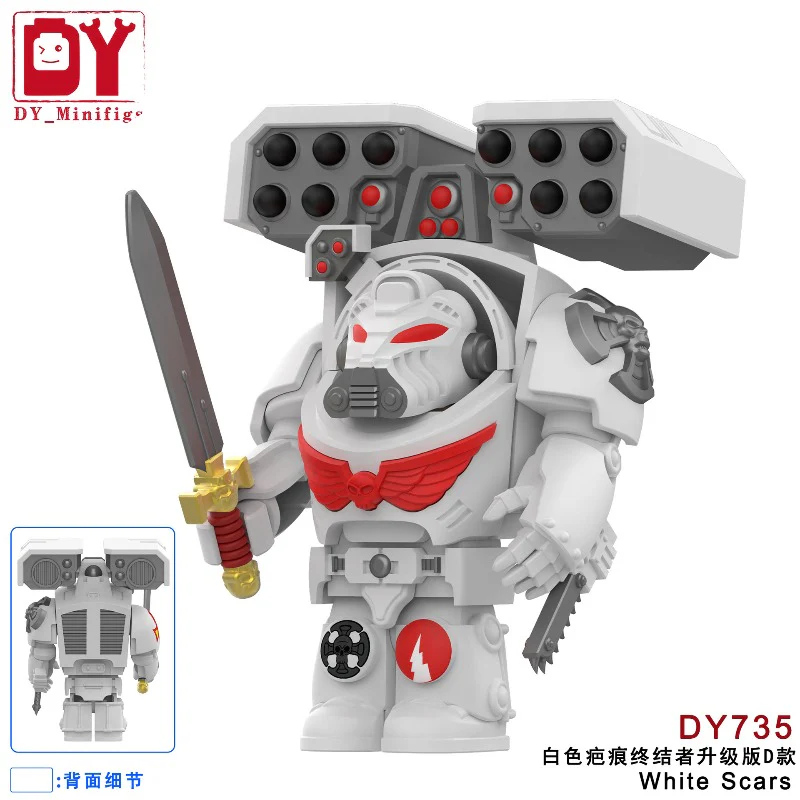 DY717-740 Warhammer 40,000: Space Marine Series Terminator Minifigures - Image 22